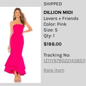 Lovers + Friends Dillion Midi